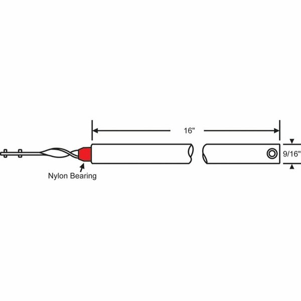 Strybuc 16in Tilt Tube Balance 85-16R
